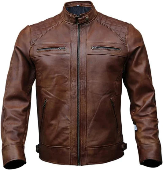 Men's Lambskin Biker Jacket