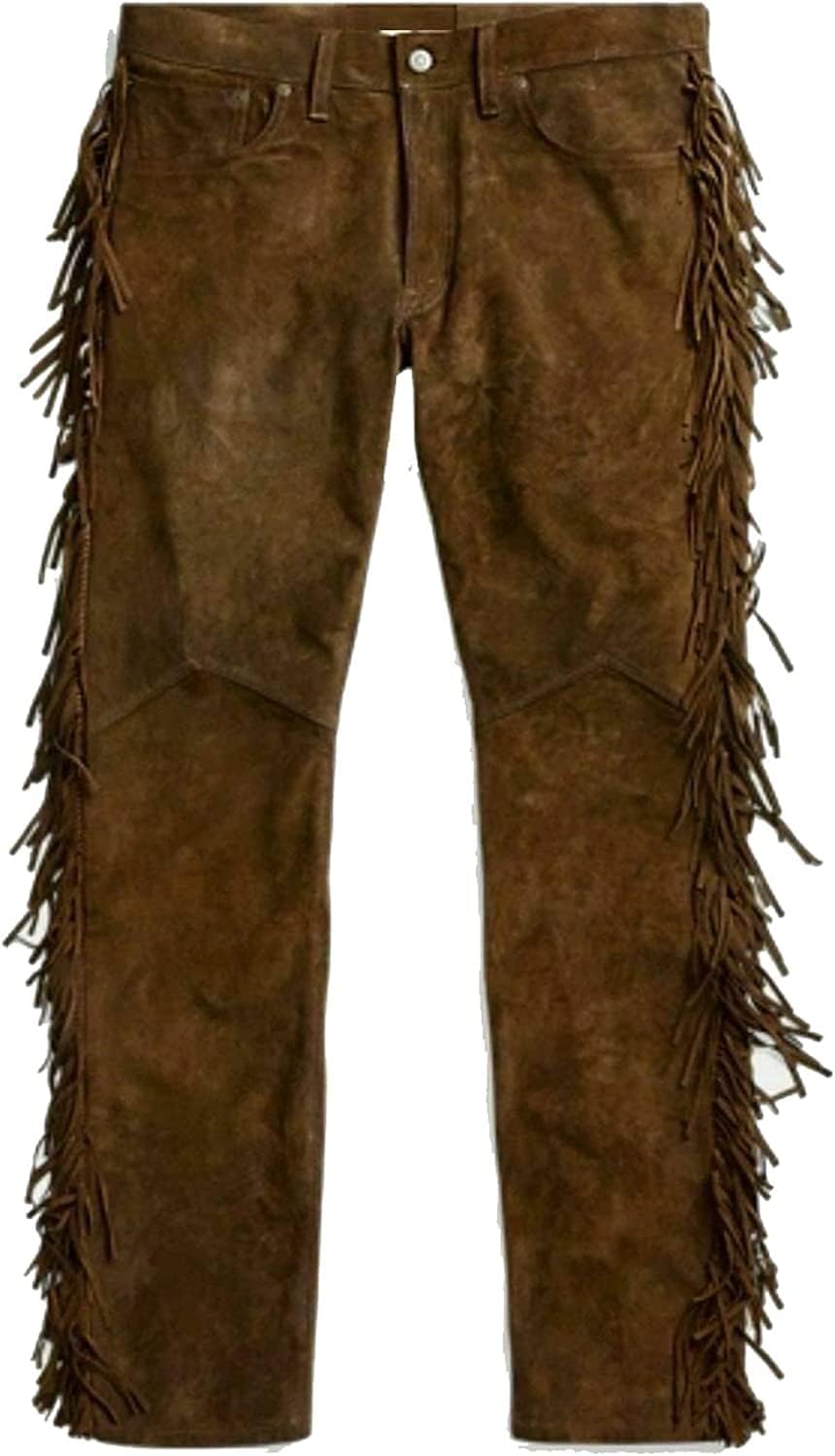 Western Leather Pants