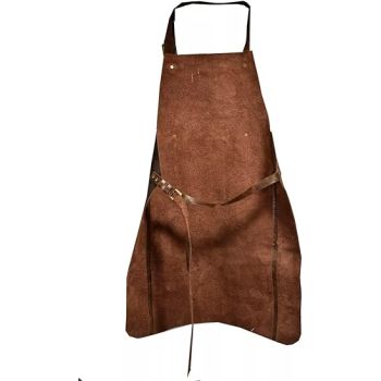 Handmade Leather Apron For BBQ Chef Cooking with Pockets Strap - Dark Brown Vex