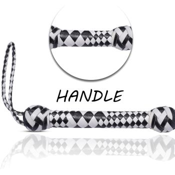 100% Cowhide Leather Two Tone Bullwhip Australian Style Professional
