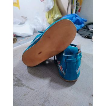 Vintage Turkish Minnetonka Beaded Suede Moccasins Soft Sole For Unisex